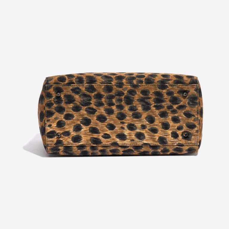 Gebrauchte Dior Tasche Lady Medium Fabric / PVC Leopard Schwarz, Braun, Multicolour Bottom | Verkaufen Sie Ihre Designer-Tasche auf Saclab.com