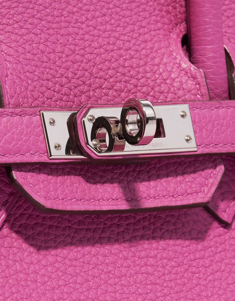 Pre-owned Hermès bag Birkin 25 Togo Magnolia Pink Front | Sell your designer bag on Saclab.com