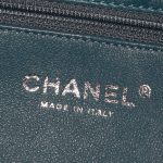 Pre-owned Chanel bag Timeless Small Calf Blue Blue, Petrol Logo | Sell your designer bag on Saclab.com