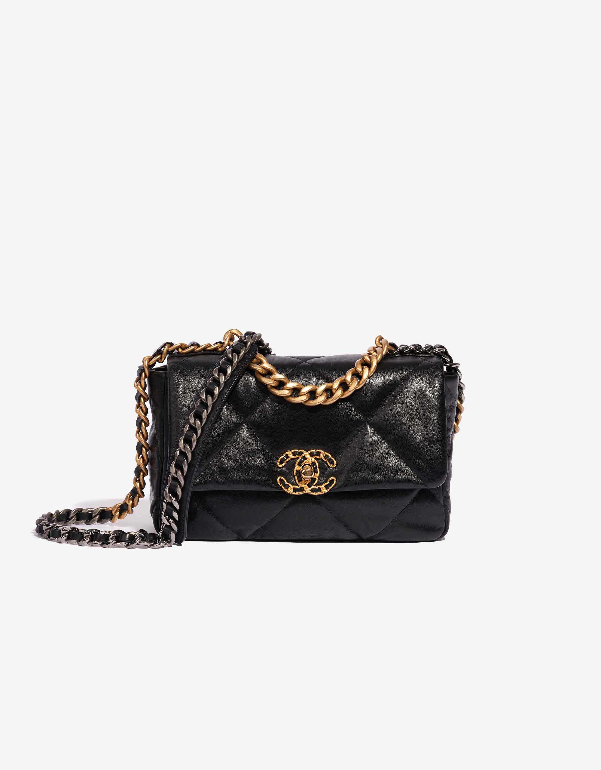 Chanel 19 Flap Bag Lamb Black | SACLÀB