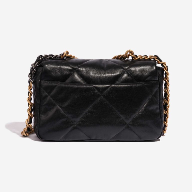 Sac Chanel d'occasion 19 à rabat Sac Agneau Noir Dos | Vendez votre sac de créateur sur Saclab.com