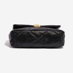 Pre-owned Chanel bag 19 Flap Bag Lamb Black Black Bottom | Sell your designer bag on Saclab.com