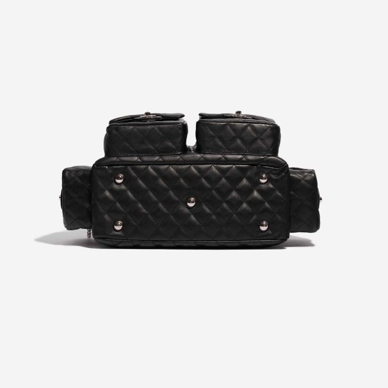 Pre-owned Chanel bag Cambon Reporter Large Calf Black Black Bottom | Sell your designer bag on Saclab.com