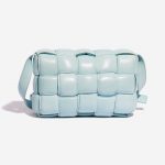 Pre-owned Bottega Veneta bag Cassette Medium Calf Topaz Blue Back | Sell your designer bag on Saclab.com