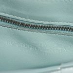 Pre-owned Bottega Veneta bag Cassette Medium Calf Topaz Blue Logo | Sell your designer bag on Saclab.com