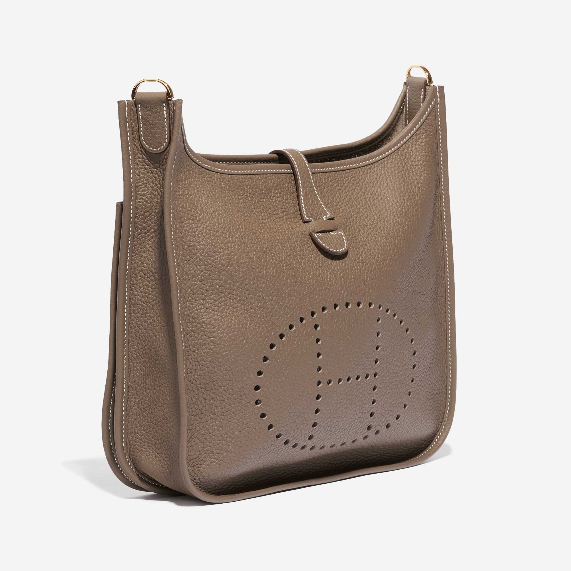 Hermès Evelyne Etoupe Clemence III PM 29 Gold Hardware, 2018 (Very Good), Womens Handbag