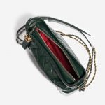 Pre-owned Chanel bag Gabrielle Large Aged Calf Green Black Inside | Sell your designer bag on Saclab.com