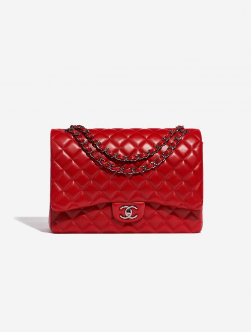 Sac Chanel d'occasion Timeless Maxi Lamb Red Red Front | Vendez votre sac de créateur sur Saclab.com