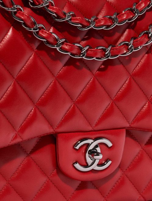 Sac Chanel d'occasion Timeless Maxi Lamb Red Red Closing System | Vendez votre sac de créateur sur Saclab.com