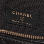 Pre-owned Chanel bag Vanity Case Small Lamb Black Black Logo | Sell your designer bag on Saclab.com