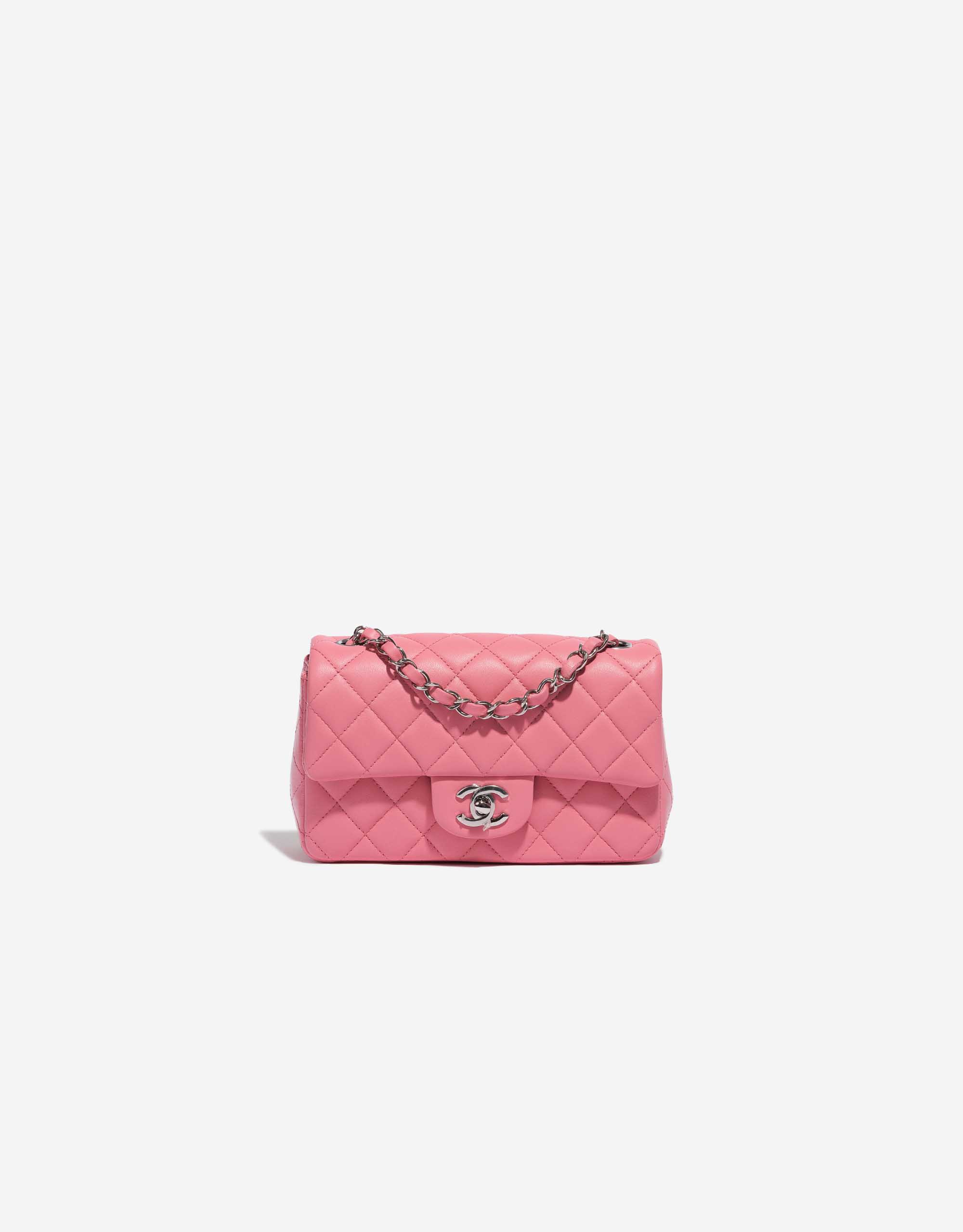 Chanel Timeless Mini Rectangular Lamb Hot Pink | SACLÀB