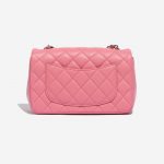Pre-owned Chanel bag Timeless Mini Rectangular Lamb Hot Pink Pink, Rose Back | Sell your designer bag on Saclab.com