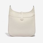 Pre-owned Hermès bag Evelyne 29 Clemence Beton Grey Back | Sell your designer bag on Saclab.com