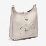 Pre-owned Hermès bag Evelyne 29 Clemence Beton Grey Side Front | Sell your designer bag on Saclab.com