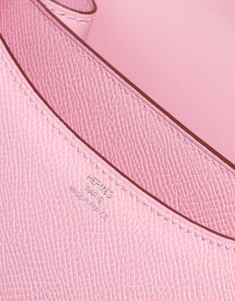 Pre-owned Hermès bag Constance 18 Epsom Mauve Sylvestre Pink Logo | Sell your designer bag on Saclab.com