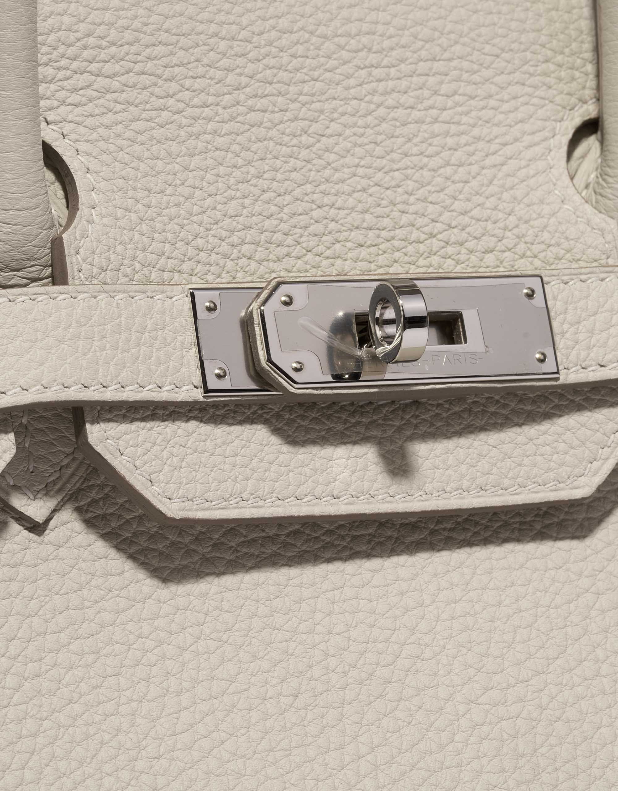Hermes Birkin bag 30 Craie Togo leather Silver hardware