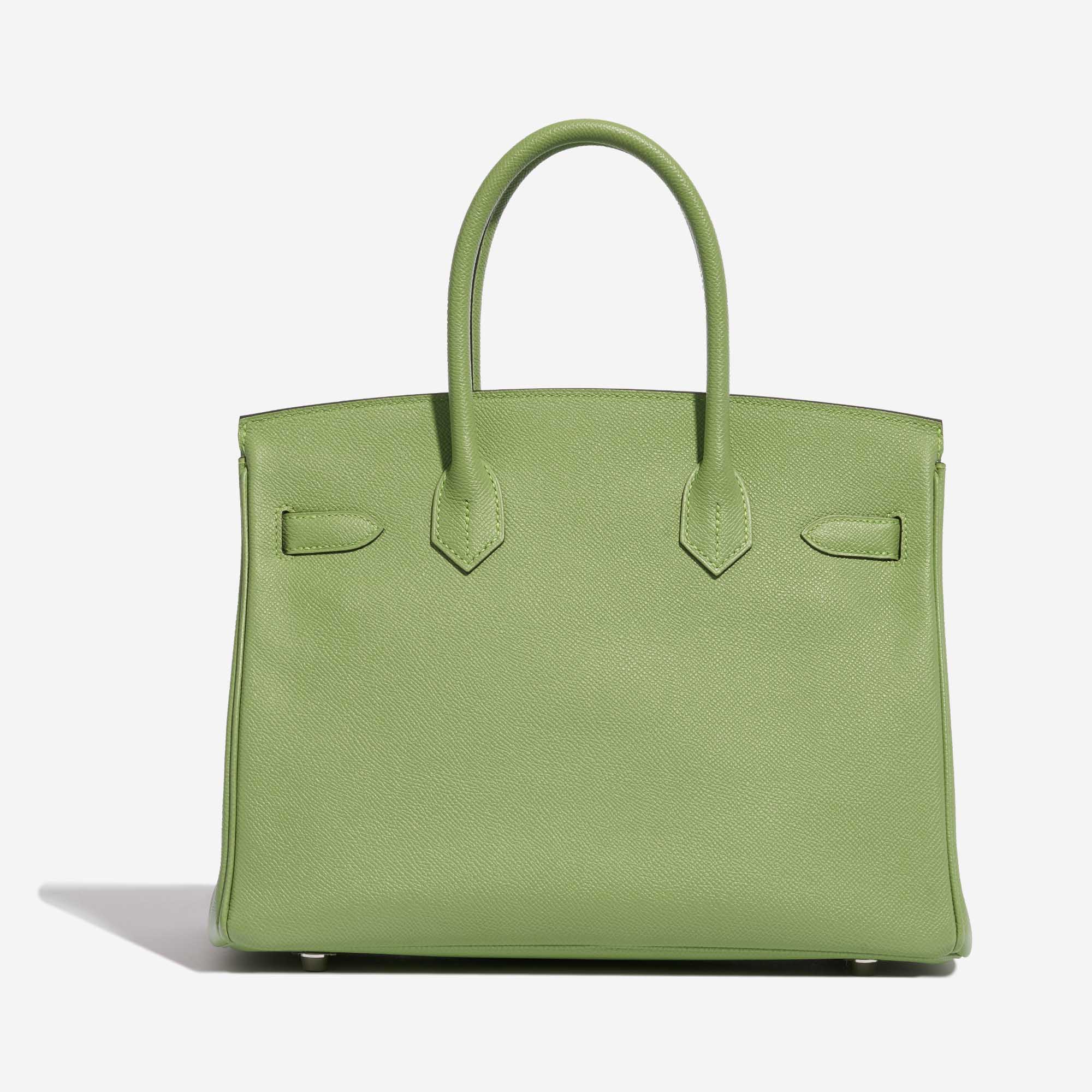 Sac Hermès d'occasion Birkin 30 Epsom Vert Criquet Green Back | Vendre votre sac de créateur sur Saclab.com