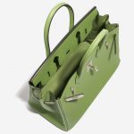 Pre-owned Hermès bag Birkin 30 Epsom Vert Criquet Green Inside | Sell your designer bag on Saclab.com