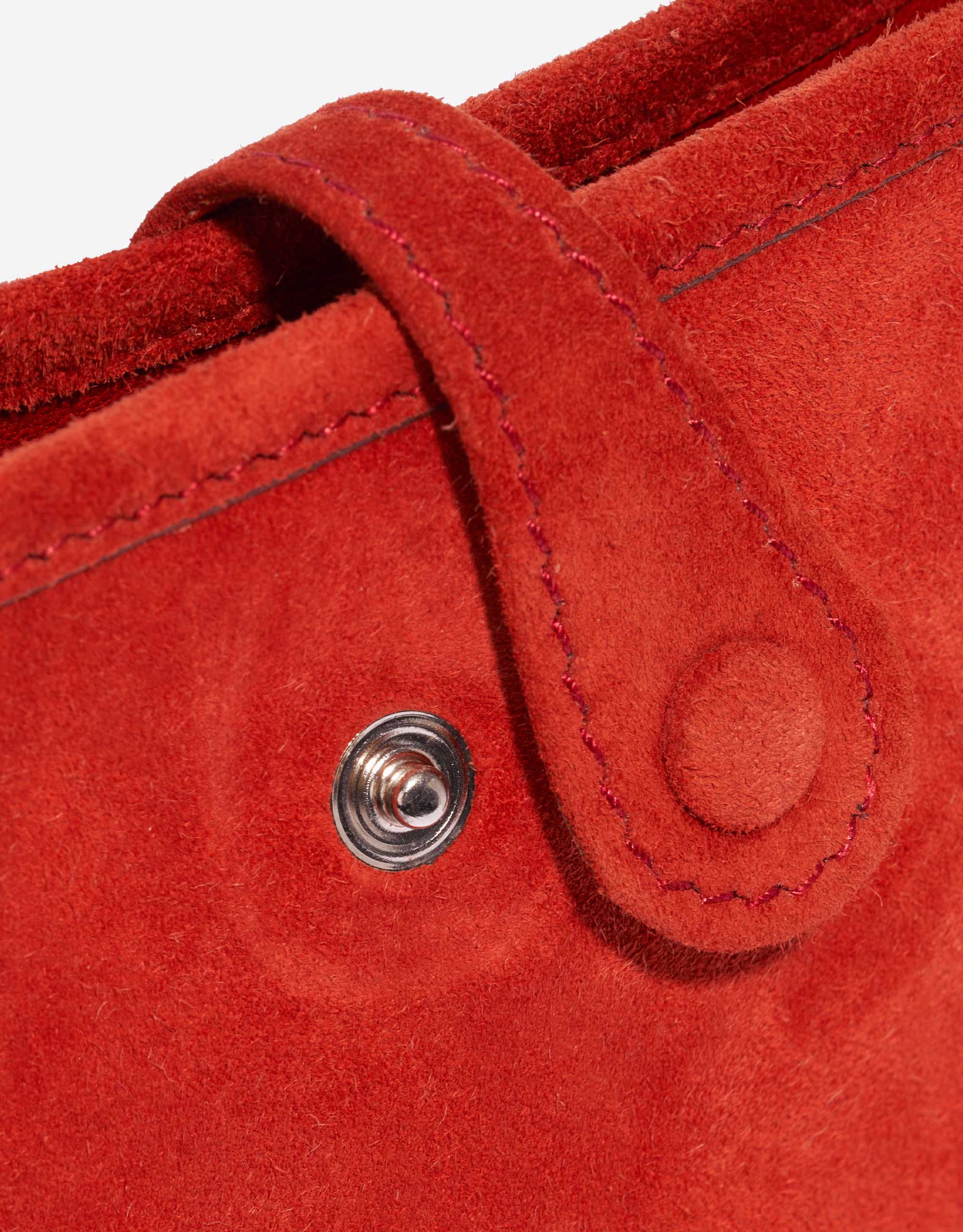 Pre-owned Hermès bag Evelyne 16 Doblis Suede Orange H Orange Closing System | Sell your designer bag on Saclab.com