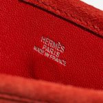 Pre-owned Hermès bag Evelyne 16 Doblis Suede Orange H Orange Logo | Sell your designer bag on Saclab.com
