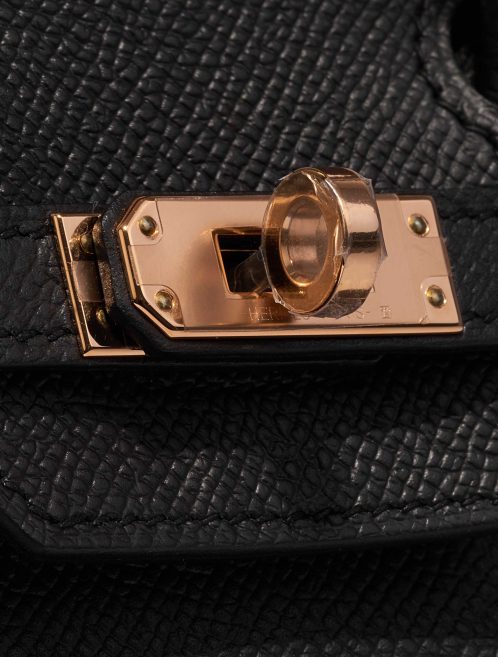 Pre-owned Hermès bag Birkin 25 HSS Epsom Black / Jaune Ambre Black Closing System | Sell your designer bag on Saclab.com