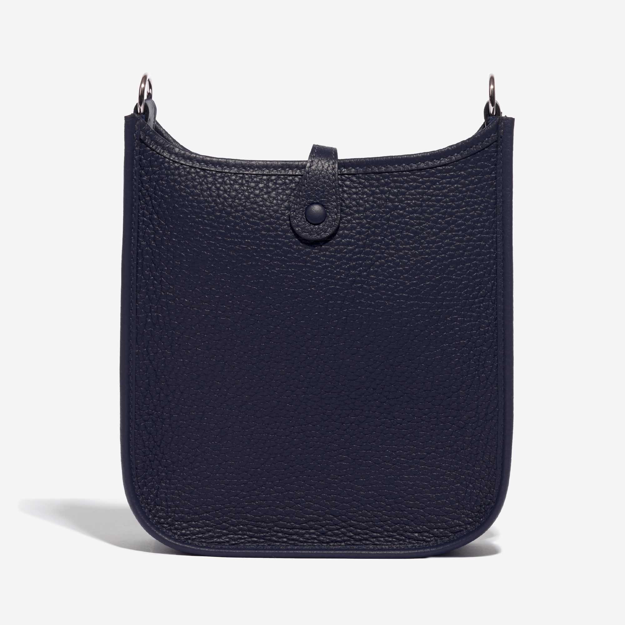 Pre-owned Hermès bag Evelyne 16 Clemence Blue Nuit / Blue Indigo Blue Back | Sell your designer bag on Saclab.com