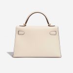 Pre-owned Hermès bag Kelly Mini Epsom Nata Grey Back | Sell your designer bag on Saclab.com