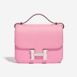 Hermès Constance 18 Epsom 5P Bubblegum Pink Front | Sell your designer bag on Saclab.com