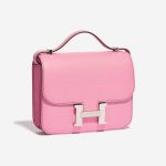 Hermès Constance 18 Epsom 5P Bubblegum Pink Side Front | Sell your designer bag on Saclab.com