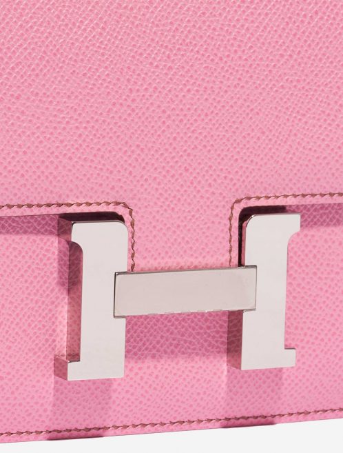 Pre-owned Hermès bag Constance 18 Epsom 5P Bubblegum Pink Closing System | Sell your designer bag on Saclab.com