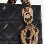 Pre-owned Dior bag Lady Small Lamb Black Black Detail | Sell your designer bag on Saclab.com
