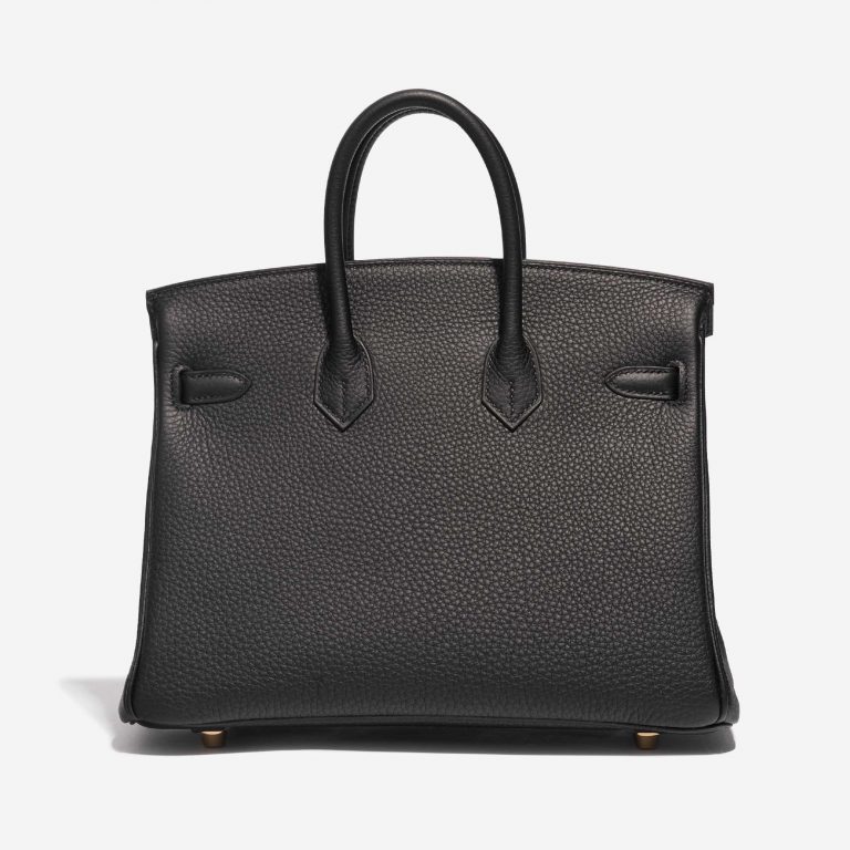 Pre-owned Hermès bag Birkin 25 Togo Black Black Back | Sell your designer bag on Saclab.com