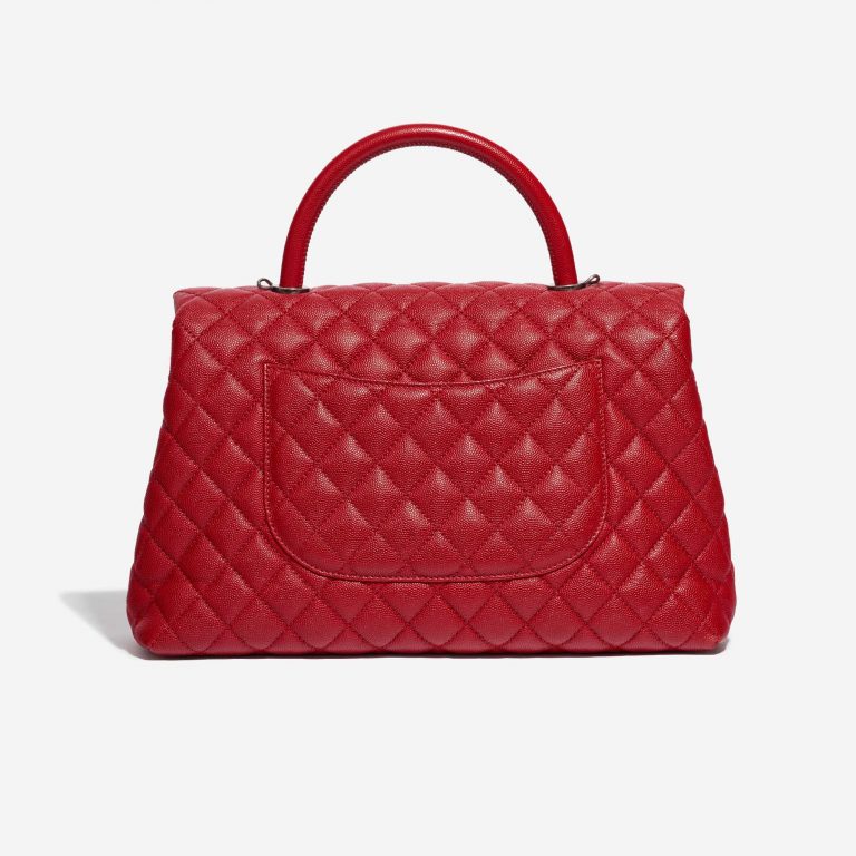 Pre-owned Chanel Tasche Timeless Handle Large Caviar-Leder Red Red Back | Verkaufen Sie Ihre Designer-Tasche auf Saclab.com