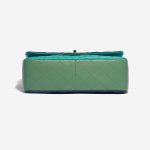 Pre-owned Chanel bag Timeless Jumbo Lamb Green / Turquoise / Blue Blue, Multicolour Bottom | Sell your designer bag on Saclab.com