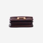 Pre-owned Hermès bag Constance 24 Ostrich Rouge Sellier Brown Bottom | Sell your designer bag on Saclab.com