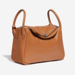 Pre-owned Hermès bag Lindy 30 Swift Gold Brown Side Front | Sell your designer bag on Saclab.com