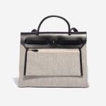 Hermès Herbag 31 Pégase Pop Toile / Vache Hunter Black / Blue Indigo Multicolour Back | Sell your designer bag on Saclab.com