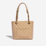 Chanel Shopping Tote PST Caviar Beige Beige Back | Sell your designer bag on Saclab.com