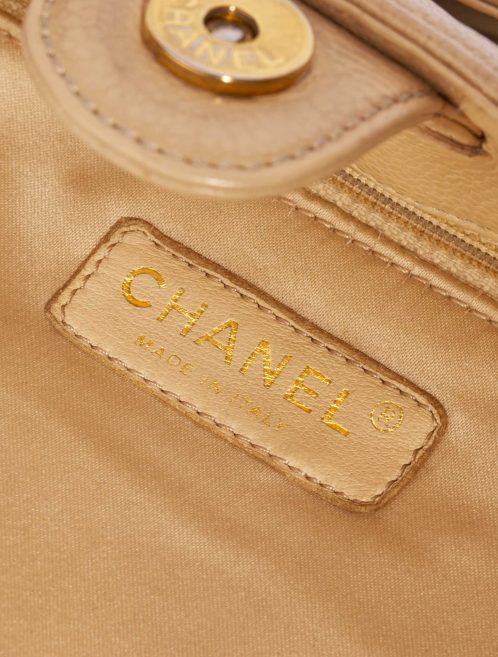 Pre-owned Chanel bag Shopping Tote PST Caviar Beige Beige Logo | Sell your designer bag on Saclab.com