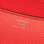 Pre-owned Hermès bag Constance 18 Epsom Rose Texas / Rouge de Coeur Red, Rose Logo | Sell your designer bag on Saclab.com