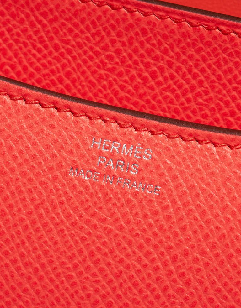 Pre-owned Hermès bag Constance 18 Epsom Rose Texas / Rouge de Coeur Red, Rose Logo | Sell your designer bag on Saclab.com