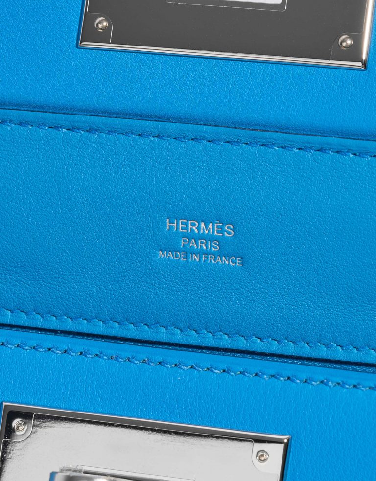 Sac Hermès d'occasion 24/24 21 Evercolor/ Swift Bleu Frida Bleu Logo | Vendez votre sac de créateur sur Saclab.com