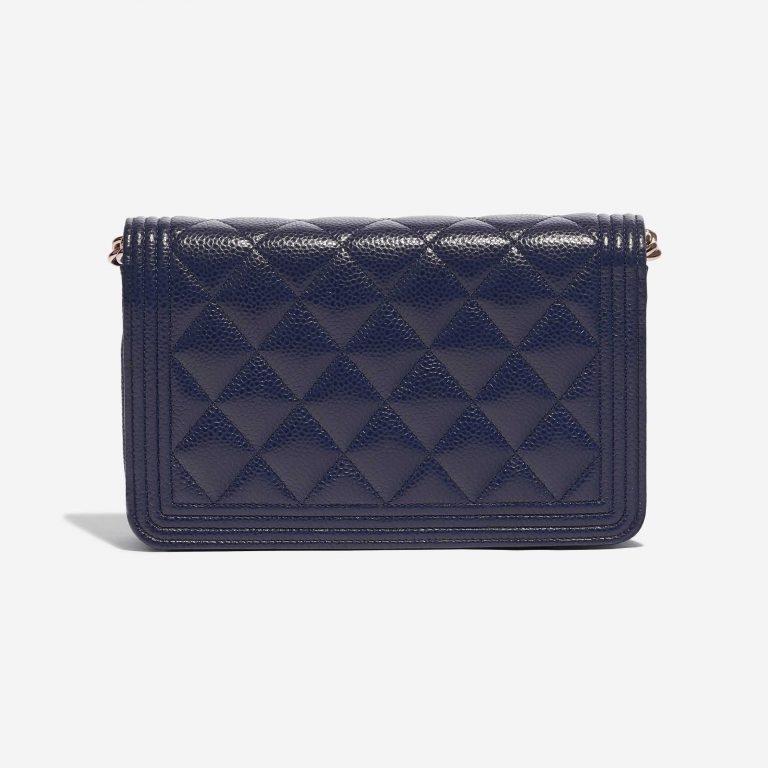 Sac Chanel d'occasion Boy WOC Caviar Bleu Bleu Dos | Vendre votre sac de créateur sur Saclab.com