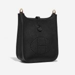 Pre-owned Hermès bag Evelyne 16 Clemence Black Black Side Front | Sell your designer bag on Saclab.com