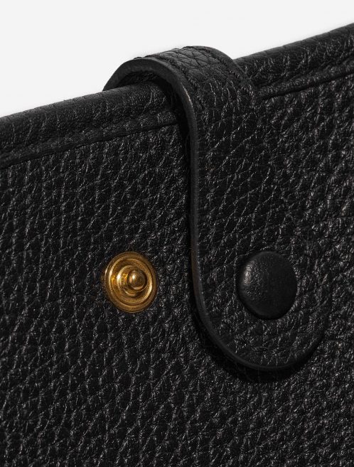 Pre-owned Hermès bag Evelyne 16 Clemence Black Black Closing System | Sell your designer bag on Saclab.com