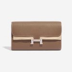Pre-owned Hermès bag Constance To Go Epsom Etoupe Brown Front Velt | Sell your designer bag on Saclab.com