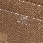 Pre-owned Hermès bag Constance To Go Epsom Etoupe Brown Logo | Sell your designer bag on Saclab.com