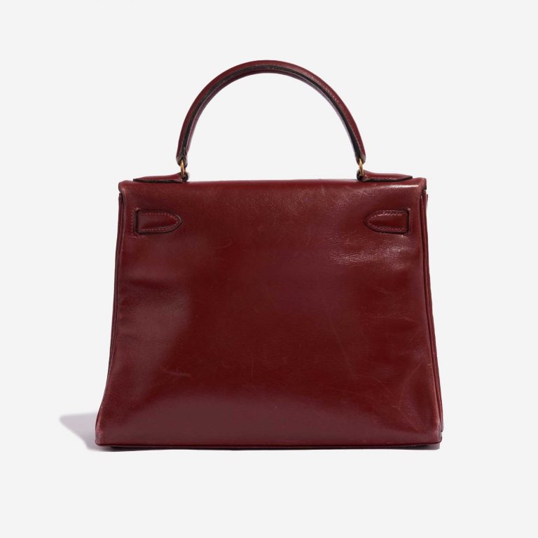 Pre-owned Hermès bag Kelly 28 Box Rouge H Red Back | Sell your designer bag on Saclab.com