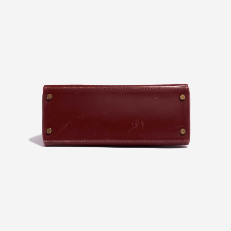 Pre-owned Hermès bag Kelly 28 Box Rouge H Red Bottom | Sell your designer bag on Saclab.com