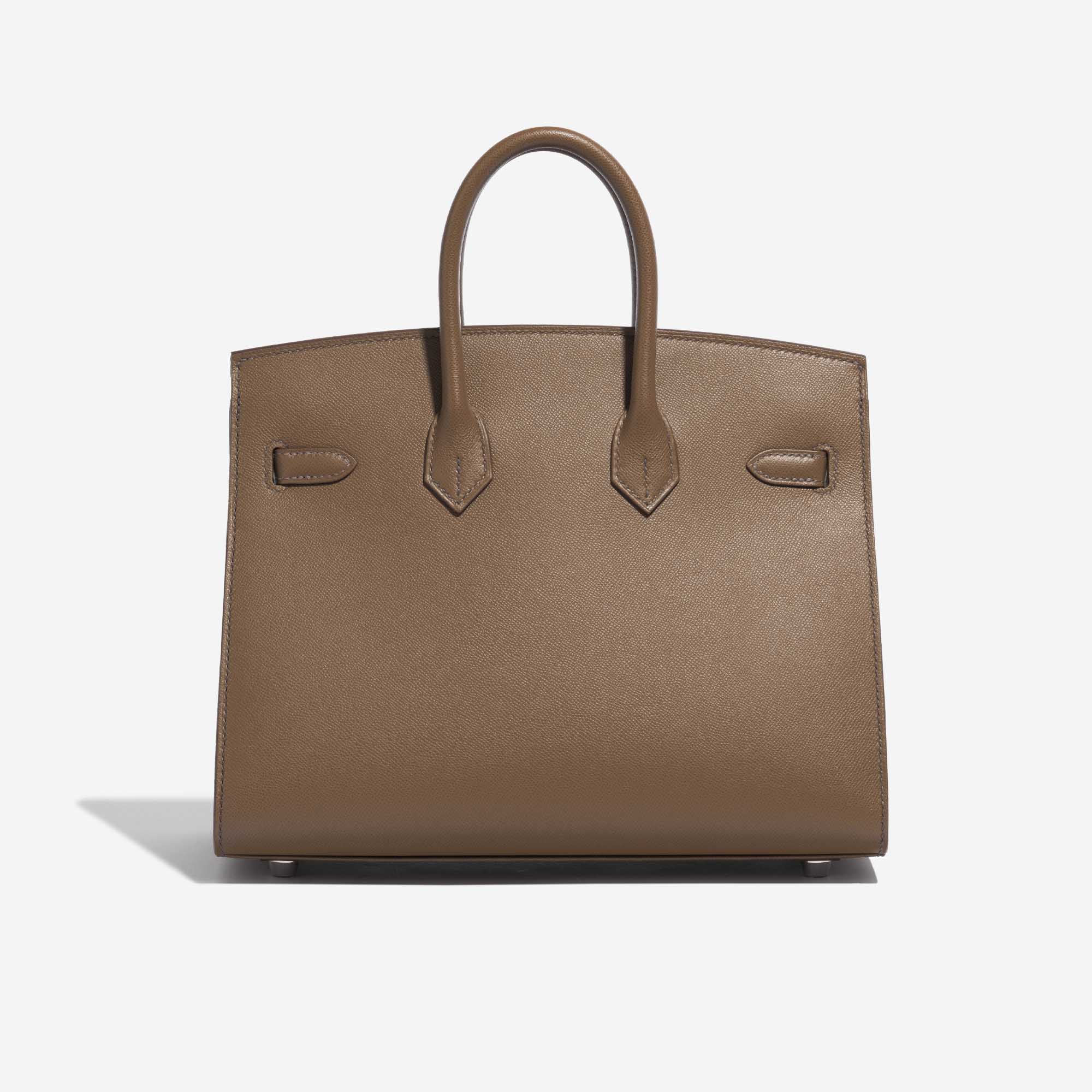 Pre-owned Hermès bag Birkin 25 Veau Madame Toundra Brown, Green, Grey Back | Sell your designer bag on Saclab.com